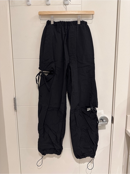 Zenith Pants - Zenith Black Drawstring Cargo Pants